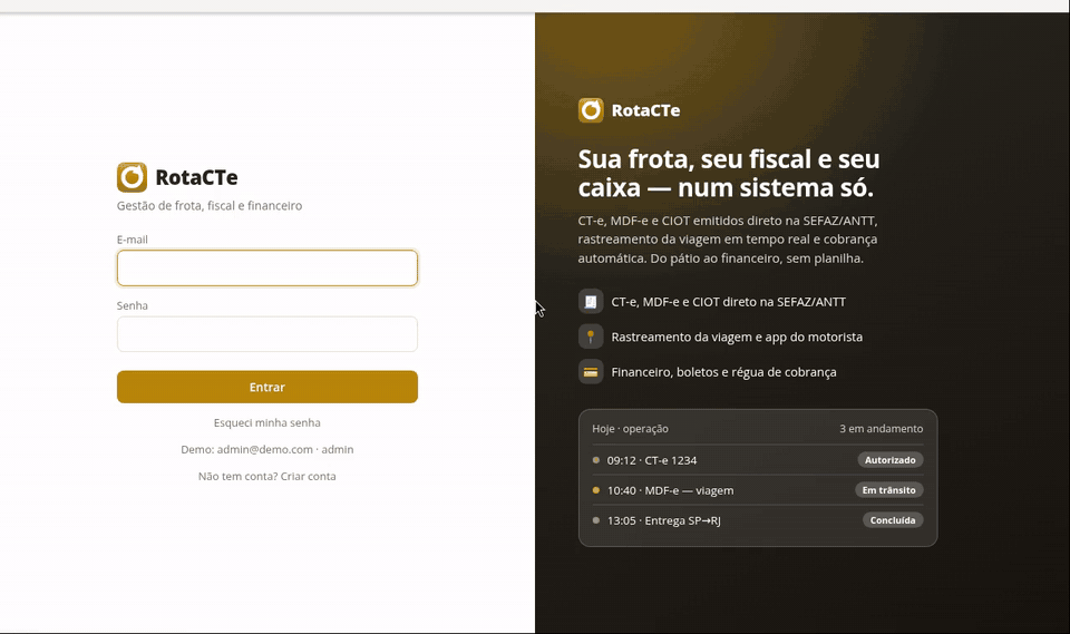 A aba Certificado A1: envio do .pfx, senha e os seletores de ambiente